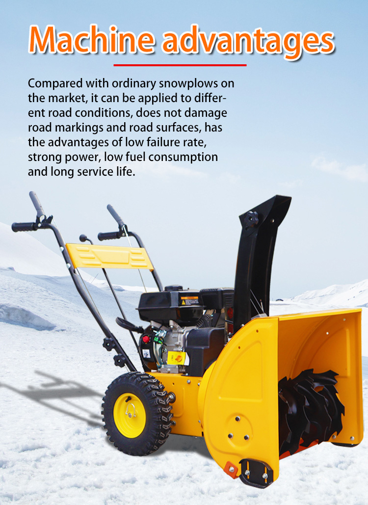 Snow Blower Machine Tracks 13hp Efficient Reliable