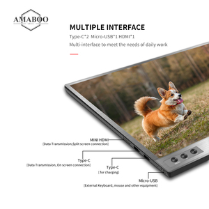 Máy Tính Xách Tay Chơi Game Mini 4 K, Màn Hình Mở Rộng Màn Hình Lớn 156 Porttil De 15 Cho Máy Tính Sử Dụng Màn Hình USB Benq <span class=keywords><strong>17</strong></span> <span class=keywords><strong>Inch</strong></span> Cảm Ứng Di Động - Product Image 6