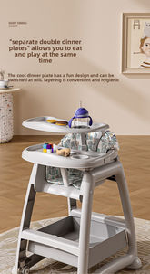 Silla de Comedor para Bebés de Plástico Resistente con Altura Ajustable para Uso Doméstico, Estilo Restaurante, Segura, Capacidad de 250 lb, Venta al Por Mayor - Product Image 6