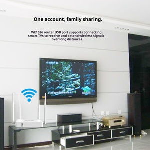 Tốt nhất priceunr030n 5G Wi-Fi 6 3000Mbps hiệu suất cao 4-Ăng ten băng tần kép phủ sóng toàn bộ nhà 360 ° Bộ định tuyến Wi-Fi không có vùng chết - Product Image 4