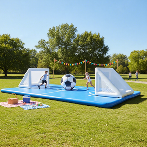 Jeu de tir interactif gonflable de football et soccer pour l'extérieur avec bâche en PVC et installation facile pour les sports de jardin - Product Image 3