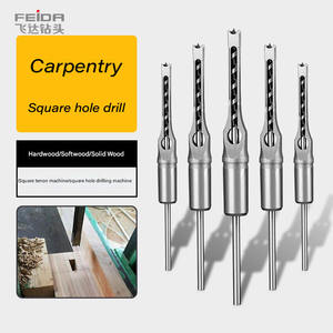FEIDA-Abridor de carpintería de carpintero, broca cuadrada de 10mm y 6mm para perforación de agujeros de madera - Product Image 3