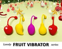 Groothandel Mini Peervormige Fruitvibrators Draagbare Afstandsbediening Seks Speelgoed Ei Springend met Mobiele Telefoon App Besturing sekswinkel