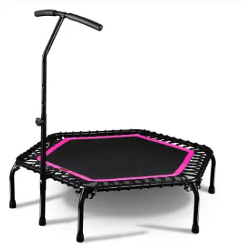 Thiết Bị Thể Dục Trampoline 45 Inch Trong Nhà Phòng Tập Thể Dục Ngoài Trời Folding Inflatable Mini Jump Trampolines Với Xử Lý