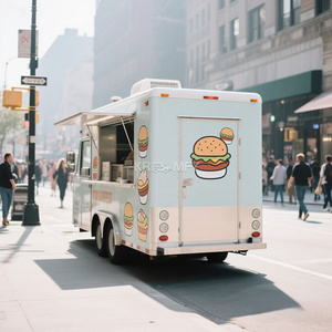 Camion de vente ambulante de bubble tea, de pizza, de glace et de barbecue, design de restaurant 2025, à vendre - Product Image 2