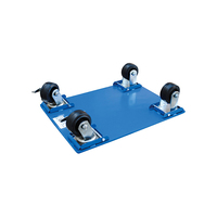 Chariot à plaques en acier bleu avec une capacité de 1 200 lb. Chariot à plaques d'acier industrielles
