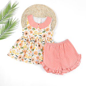 Puresun Set di Abbigliamento Casual per Ragazze 100% Cotone, 8-9 Anni, Estivo con Stampa Personalizzata, Design Traspirante - Product Image 2