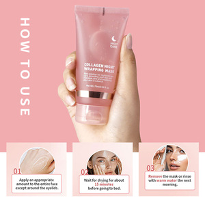 <span class=keywords><strong>Mascarilla</strong></span> Facial Nocturna Hidratante de Colágeno Vegano, Venta Caliente, <span class=keywords><strong>para</strong></span> el Cuidado de <span class=keywords><strong>la</strong></span> <span class=keywords><strong>Piel</strong></span> OEM - Product Image 2