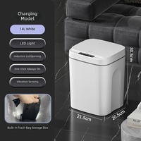 Poubelle automatique 12L/14L/16L avec capteur intelligent, poubelle de cuisine et salle de bain, fabricant OEM