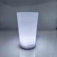 Gobelet lumineux LED en gros, logo personnalisé, gobelet en plastique lumineux à diode, pour bière, eau, vodka, fête, bar, Halloween