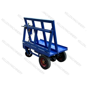 New Design Heavy Duty 800kg Foldable Glass Moving <b>Trolley</b> for Warehouse Metal a Frame Cart Double Sided Transport Cart for Glass - Product Image 5