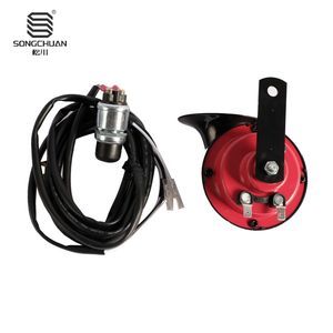 Kit de Bocina para Carro de Golf EZGO Club Yamaha UTV, Bocina Eléctrica Metálica de 12 Voltios, Botón de Montaje en el Suelo, Opción de 24V - Product Image 5