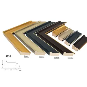 Factory Wholesale Custom-made High Quality Photo Canvas Frame Wooden Picture Frame Moulding