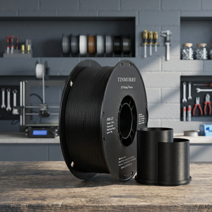 Filamento TINMORRY ABS-CF de 1.75mm y 1kg, Fibra de Carbono Reforzada, Alta Rigidez, Baja Deformación, Rendimiento Estable para Impresoras 3D - Product Image 2