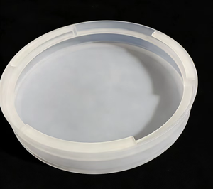 Yüksek Saflıkta %99,99 Delikli Kuvars Cam Levha Özelleştirilmiş Şeffaf Kuvars Fırın Kapağı - Product Image 3