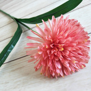 Flores Artificiales de Seda al por Mayor: Crisantemo, Diente de León, Pompón, y Ramo de Ajo para Decoración del Hogar y Bodas - Product Image 2