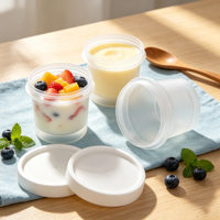 Gobelets d'emballage en plastique multi-tailles très demandés 100ml 3.5g 7g – Contenants pour yaourt, crème glacée, milk-shake et boîtes de rangement pour fleurs séchées