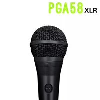 Microphone Vocal dynamique cardioïde PGA58-XLR avec câble 15 'XLR-XLR