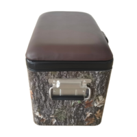 Frigo portatile retrò in metallo da 30L/40L/50L per la pesca - Mantiene il freddo