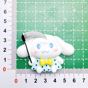 เคสยางเรซินน่ารักลายฮาโลวีนนักมายากลลูกแมวเครื่องเก็บเกี่ยวกระต่ายน่ารักตกแต่งด้วยมือแบบ DIY เคสโทรศัพท์ใส่อุปกรณ์เสริมผม - Product Image 6