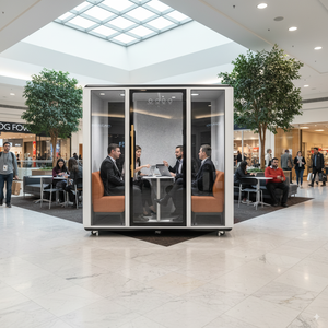 Glory Merge Promotion : Cabine de bureau portable, cabine téléphonique, espace de travail privé, modules de bureau modulaires et amovibles, installation facile - Product Image 1