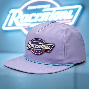Wholesale Rubber Patch Logo Hat Waterproof Polyester Gorras 5 Panel Flat Brim Custom High Quality <b>Snapback</b> <b>Cap</b> - Product Image 1