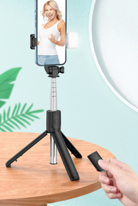 Mini <span class=keywords><strong>trépied</strong></span> <span class=keywords><strong>flexible</strong></span> pour <span class=keywords><strong>smartphone</strong></span> avec télécommande, idéal pour vlog, vidéo, selfie et diffusion en direct - Product Image 3