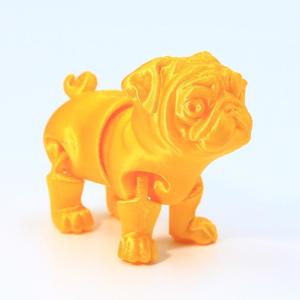 Toptan 3D baskılı dondurulmuş Pug plastik köpek modeli özelleştirilebilir OEM oyuncaklar trend hediyeler satıcıları hizmet - Product Image 6
