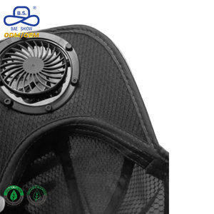 Casquette de sport solaire personnalisée OEM ODM avec ventilateur, tissu en maille respirant rechargeable, casquettes de baseball pour activités de plein air, vêtements de course - Product Image 3