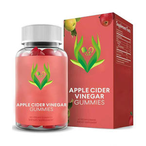 Gummies au vinaigre de cidre de pomme très populaires 500mg avec extrait de gingembre pour soutenir la digestion et favoriser l'amincissement chez les adultes – Gummies ACV - Product Image 1