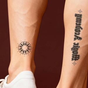Vograce - Hojas de Pegatinas de Tatuajes Temporales con Diseño de Bandera Nacional, Resistentes al Agua, Envío Rápido, Personalizadas - Product Image 6