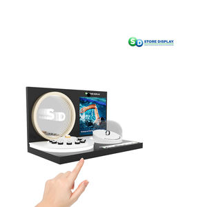 Productos tienda de moda soporte de exhibición de plástico tienda al por menor posm pantalla acrílico LED espejo infinito luz tienda de moda soporte de estante - Product Image 1