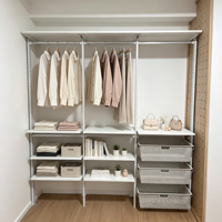 Porte-vêtements en métal sur pied, penderie ouverte simple pour chambre, séchoir à vêtements d'intérieur