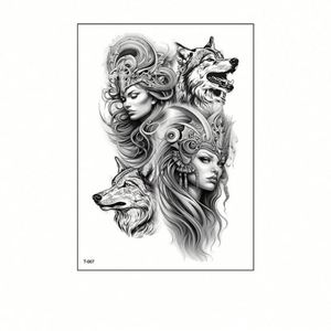 Custom Design <b>Temporary</b> Waterproof Full Sleeve Arm <b>Tattoo</b> Stickers Promotional Custom <b>Temporary</b> <b>Tattoo</b> - Product Image 1