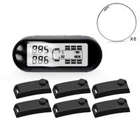 Système de surveillance de la pression des pneus sans fil à énergie solaire pour camion, capteur TPMS 203psi/14bar pour 6, 8, 10, 12, 14 roues