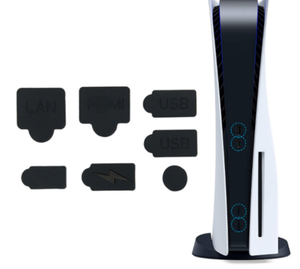 Juego de Cubierta Protectora Antipolvo y Tapones de Silicona para Accesorios, Repuestos, Negro/Rojo/Azul, 2025 - Product Image 4