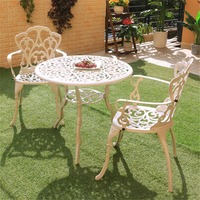 Chaise à bascule classique en aluminium moulé, motif vigne, design européen, avec poignée, pour usage extérieur, villa, cour, hôtel, entrepôt