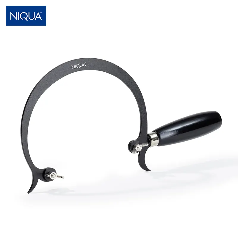 Niqua Đức chuyên nghiệp jewelers công cụ tay nghề cắt Saw Bow Đen Round Shape Saw khung đối với trang sức