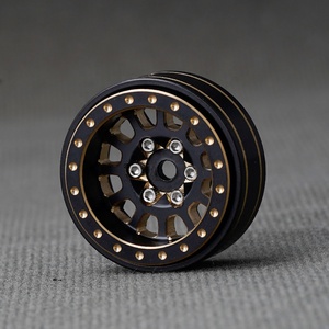 Llantas de rueda Beadlock de latón 1,0, 4 Uds., ruedas de 12 radios para TRX4M <span class=keywords><strong>SCX24</strong></span> FCX24 1/24 1/18 RC <span class=keywords><strong>Crawler</strong></span> - Product Image 5