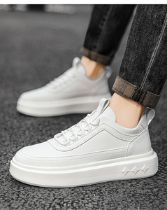 Zapatos casuales blancos de moda para hombre, zapatos de alta calidad para caminar, estilo moderno para hombre - Product Image 6