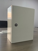 Boîtier électrique mural étanche IP66 à porte unique, coffret de commande en acier, armoire de distribution pour la sécurité extérieure