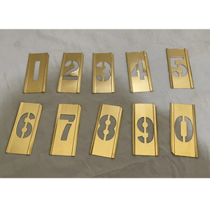 Ensembles de lettres et de chiffres en pochoir 25 mm, code IMPA 613133, équipement nautique - Product Image 6