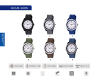 Montre-bracelet à quartz pour homme Mingrui OEM ODM, design tendance, haute qualité, étanche, luxe, mouvement japonais, bracelet en TPU, chiffres arabes