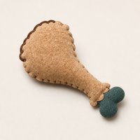 Juguete para Gatos de Corcho Natural con Forma de Pata de Pollo, Juguete Interactivo de Peluche con Catnip para Gatos de Interior, Juguetes Ecológicos Personalizados para Mascotas