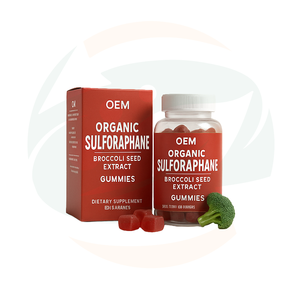 OEM Kruidensupplement <span class=keywords><strong>Broccoli</strong></span> Zaad <span class=keywords><strong>Extract</strong></span> Sulforafaan Gummies Leverreiniging Detox Ondersteuning Detox Reiniging Sulforafaan Gummies - Product Image 1