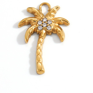 SUMMLY Summer Ocean Style Shell Fish Flower Pendant 18K Gold <strong>Silver</strong> Plated Stainless Steel <strong>Charms</strong> Fashion Jewelry - Product Image 6