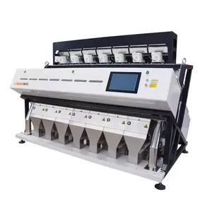 High Precision Quinoa Color Sorter Machine Yellow/ White/Red Quinoa Color Selector Sorting Machine 7 chutes