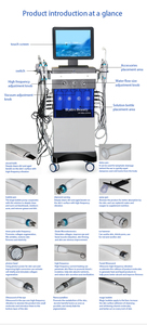 14 in 1 Aqua Peeling Machine Hydra Oxygen Jet Peel Diamond Dermabrasion Machine for Facial Cleaning Skin Tightening - Product Image 5