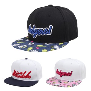 Dodgers Snapback Cap Unisex Polyester Cotton Canvas Embroidery <b>Flat</b> Brim Baseball <b>Hat</b> - Product Image 1