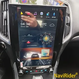 Android 13 8+256 Go Qualcom pour <span class=keywords><strong>Ford</strong></span> <span class=keywords><strong>Edge</strong></span> 2015-2019 Lecteur multimédia de voiture Écran Tesla Radio Audio Stéréo Autoradio GPS Unité principale - Product Image 1
